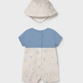 Ensemble salopette bob bébé boy - MAYORAL | Jojo&Co : Vêtements enfant - Antibes