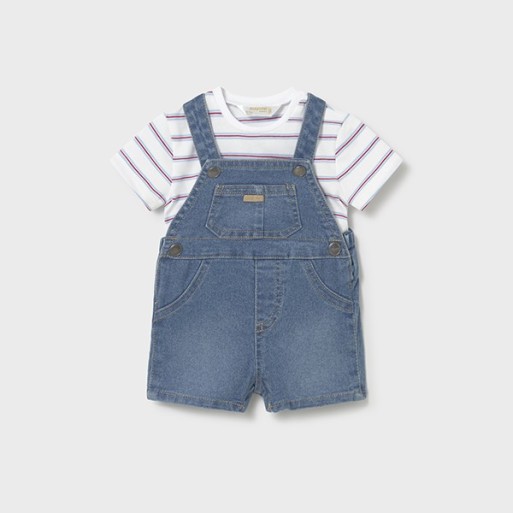 Ensemble salopette tee shirt bébé boy - MAYORAL | Jojo&Co : Vêtements enfant - Antibes