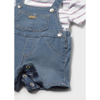 Ensemble salopette tee shirt bébé boy - MAYORAL | Jojo&Co : Vêtements enfant - Antibes