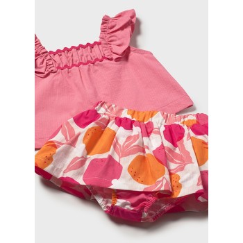 Ensemble vichy fraises bébé - MAYORAL | Jojo&Co : Vêtements enfants - Antibes