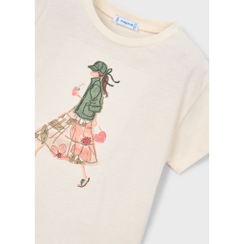 Tee shirt shopping vert - MAYORAL |  Jojo&Co : Vêtements enfants - Antibes