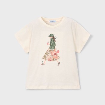 Tee shirt shopping vert - MAYORAL |  Jojo&Co : Vêtements enfants - Antibes