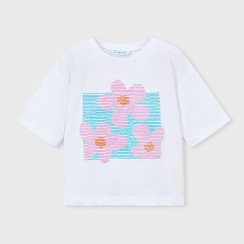 Tee shirt épaules tombantes - MAYORAL |  Jojo&Co : Vêtements enfants - Antibes