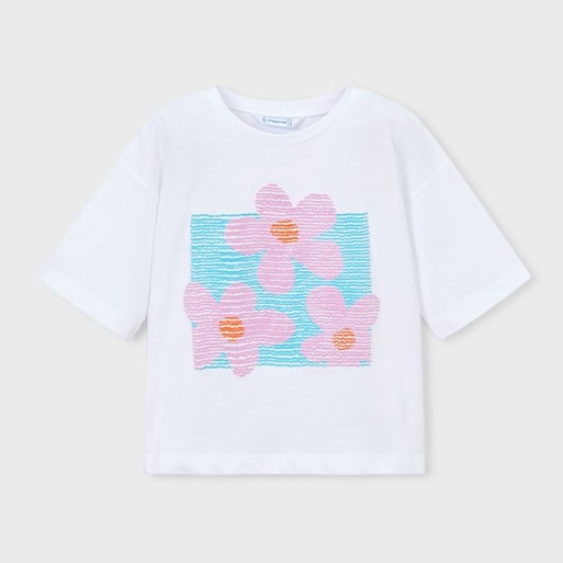 Tee shirt épaules tombantes - MAYORAL |  Jojo&Co : Vêtements enfants - Antibes