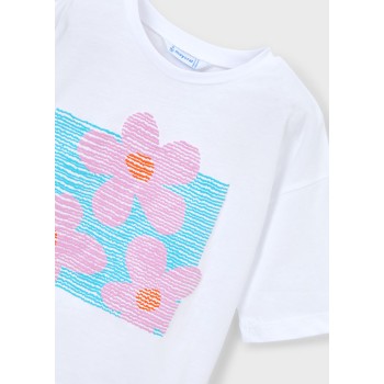 Tee shirt épaules tombantes - MAYORAL |  Jojo&Co : Vêtements enfants - Antibes