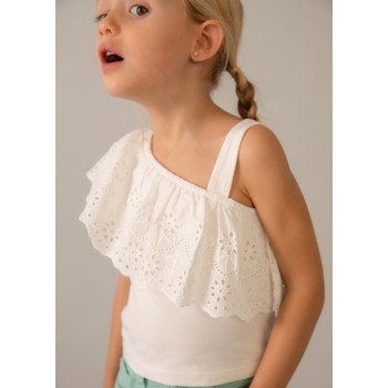 Top bandeau brodé - MAYORAL |  Jojo&Co : Vêtements enfants - Antibes