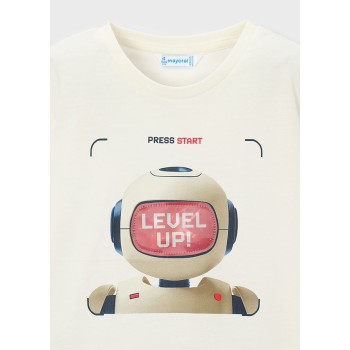 Tee shirt  interactif robot - MAYORAL | Boutique Jojo&Co - Antibes