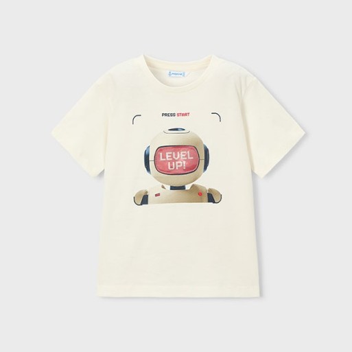 Tee shirt  interactif robot - MAYORAL | Boutique Jojo&Co - Antibes