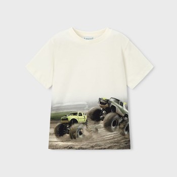 Tee shirt  course d'engins - MAYORAL | Boutique Jojo&Co - Antibes