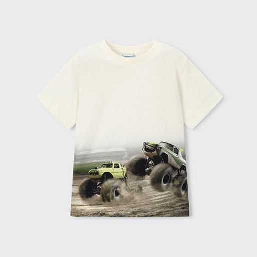 Tee shirt  course d'engins - MAYORAL | Boutique Jojo&Co - Antibes