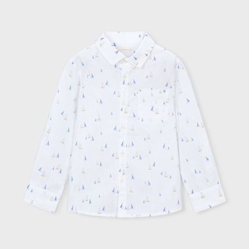 Chemise petits voiliers - MAYORAL | Boutique Jojo&Co - Antibes