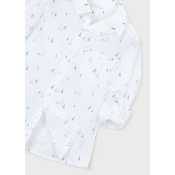 Chemise petits voiliers - MAYORAL | Boutique Jojo&Co - Antibes