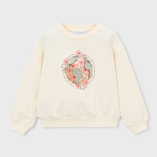 Sweatshirt fille - MAYORAL | Boutique Jojo&Co : Vêtements enfants - Antibes