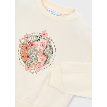 Sweatshirt fille - MAYORAL | Boutique Jojo&Co : Vêtements enfants - Antibes
