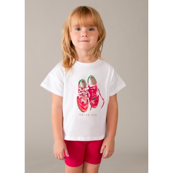 Ensemble cycliste fille - MAYORAL | Jojo&Co : Vêtements enfants - Antibes