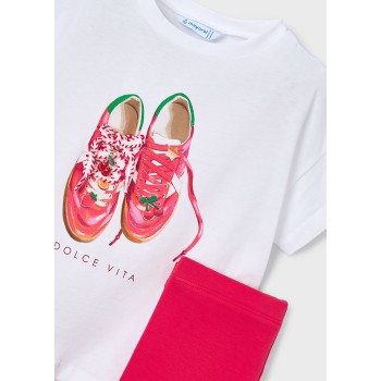 Ensemble cycliste fille - MAYORAL | Jojo&Co : Vêtements enfants - Antibes