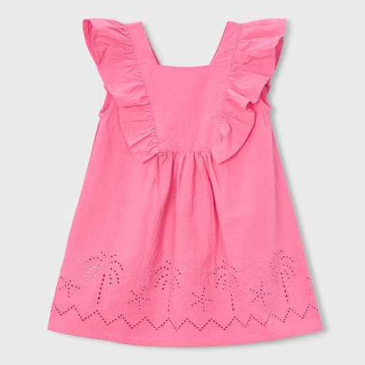 Robe ajourée rose - MAYORAL | Boutique Jojo&Co