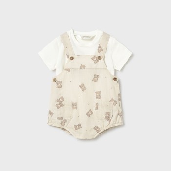 Ensemble salopette oursons - MAYORAL | Boutique Jojo&Co