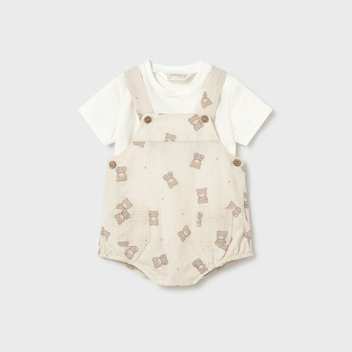Ensemble salopette oursons - MAYORAL | Boutique Jojo&Co