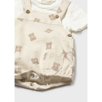 Ensemble salopette oursons - MAYORAL | Boutique Jojo&Co