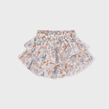 Jupe short fleurs - MAYORAL | Jojo&Co : Vêtements enfants - Antibes