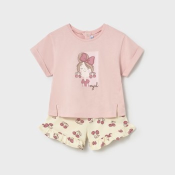 Ensemble cerises fille - MAYORAL | Boutique Jojo&Co