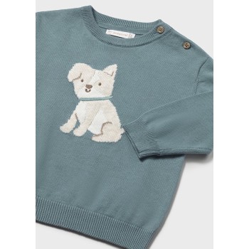 Pull bleu chien - MAYORAL | Boutique Jojo&Co