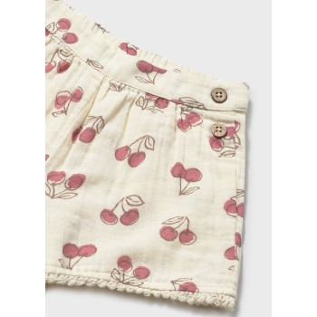 Short agaze cerises bébé - MAYORAL | Boutique Jojo&Co
