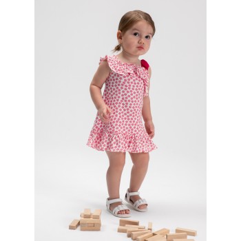 Robe blanche étoiles bébé - MAYORAL | Jojo&Co : Vêtements enfants - Antibes