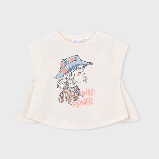Tee shirt cow girl - MAYORAL |  Jojo&Co : Vêtements enfants - Antibes