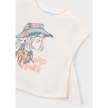 Tee shirt cow girl - MAYORAL |  Jojo&Co : Vêtements enfants - Antibes