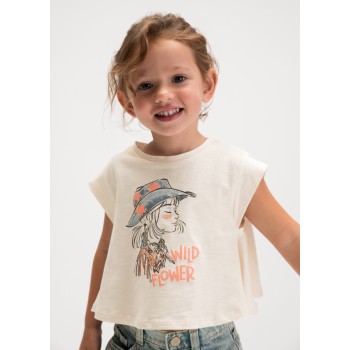 Tee shirt cow girl - MAYORAL |  Jojo&Co : Vêtements enfants - Antibes