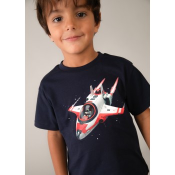 Tee shirt  navette spatiale - MAYORAL | Boutique Jojo&Co - Antibes