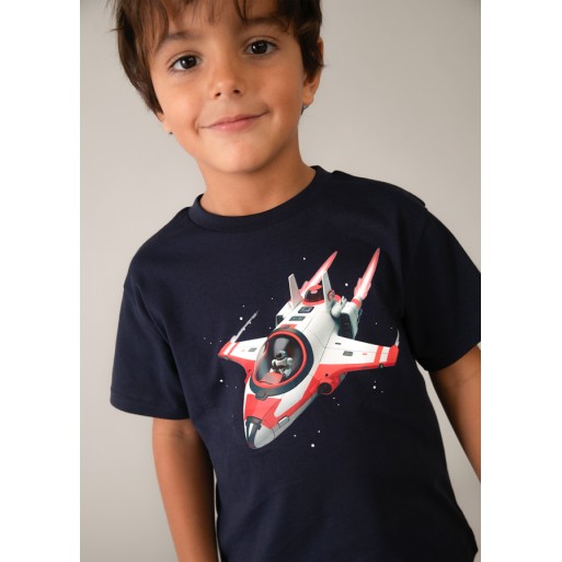 Tee shirt  navette spatiale - MAYORAL | Boutique Jojo&Co - Antibes