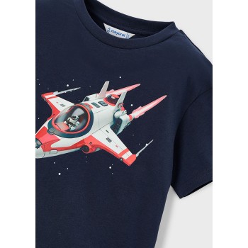 Tee shirt  navette spatiale - MAYORAL | Boutique Jojo&Co - Antibes