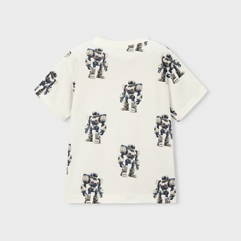 Tee shirt  robots - MAYORAL | Boutique Jojo&Co - Antibes