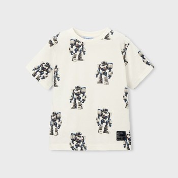 Tee shirt  robots - MAYORAL | Boutique Jojo&Co - Antibes