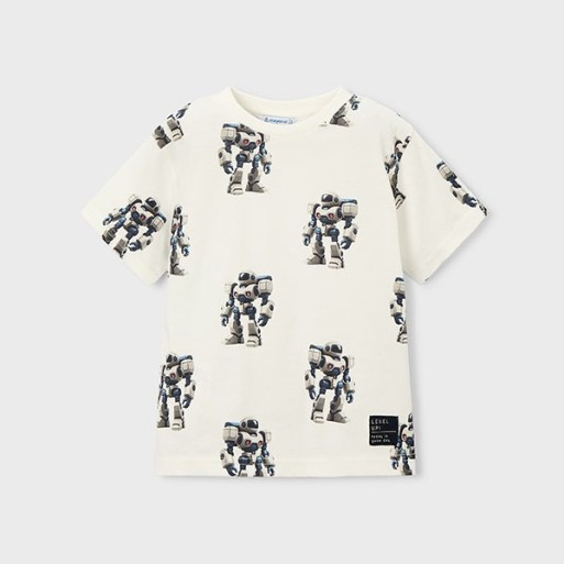 Tee shirt  robots - MAYORAL | Boutique Jojo&Co - Antibes