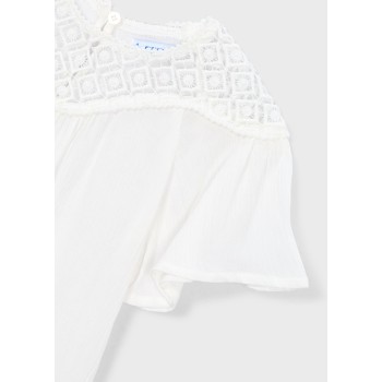 Top guipure - MAYORAL |  Jojo&Co : Vêtements enfants - Antibes