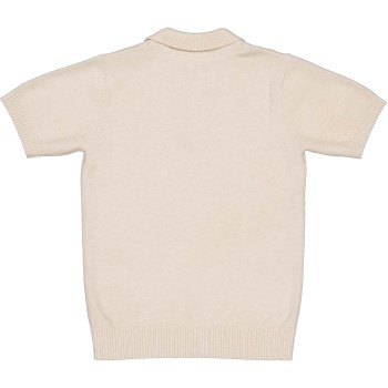 Polo maille naturel - LEVV | Boutique Jojo&Co - Antibes
